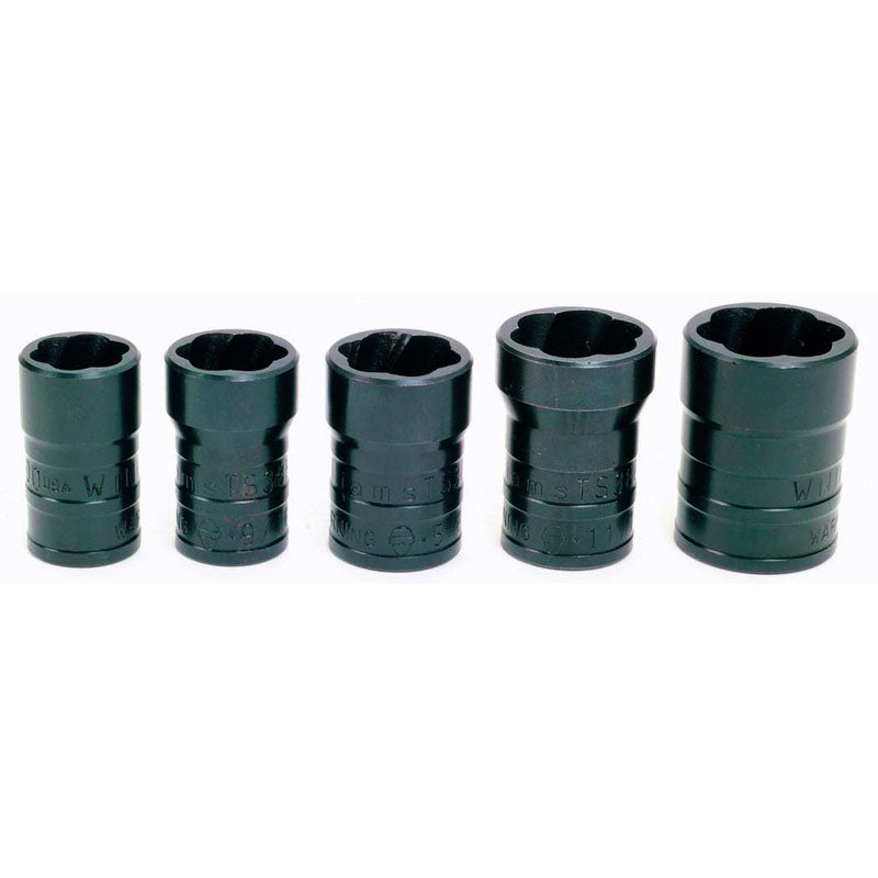 Williams KP30TSFS5005 5PC TURBO SALVAGE SOCKET SET 1/2