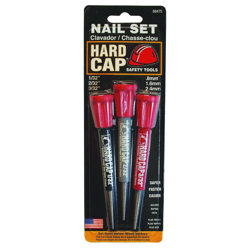 Mayhew KS5066475 3PC HARDCAP NAIL SET