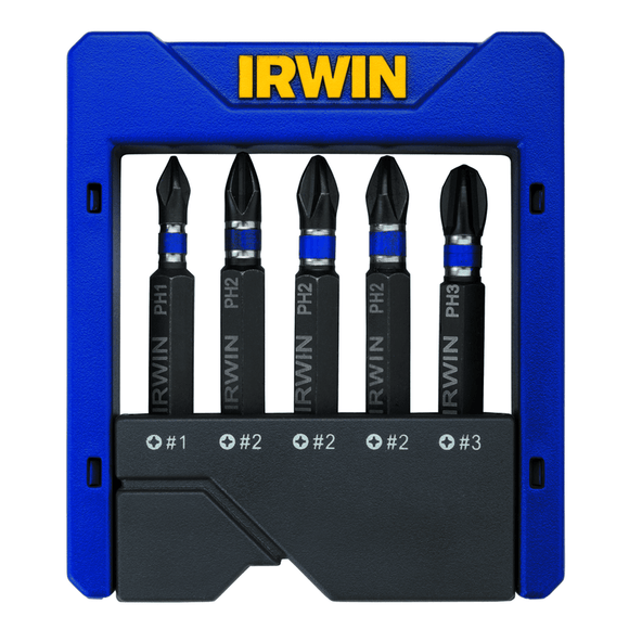 Irwin KW401866977 IMPACT POWER BIT 5 PC PHILLIPS SET