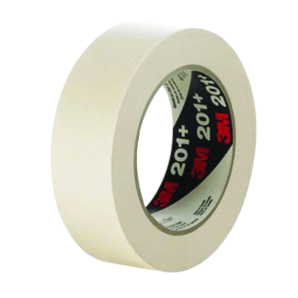 3M LF5364740 3M General Use Masking Tape 201+ Tan 24 mm x 55 m 4.4 mil