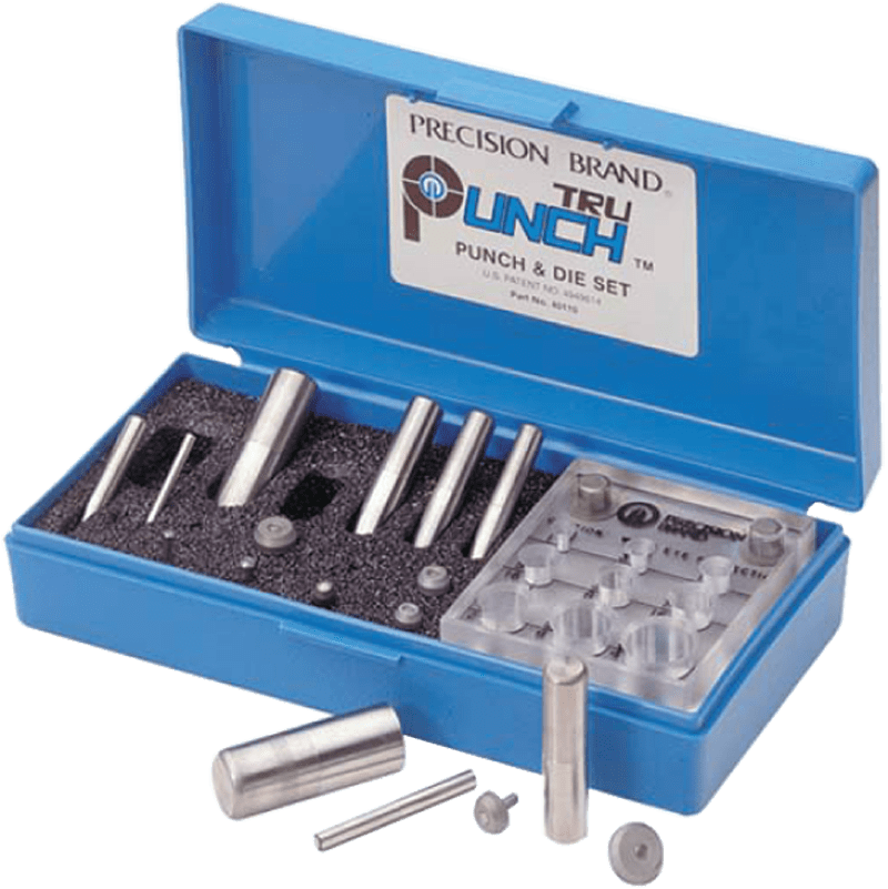Precision Brand MA5240110 Tru-Punch Punch & Die Set - Model 40110; 3/4" Maximum OD; 0.010" Maximum Material Thickness