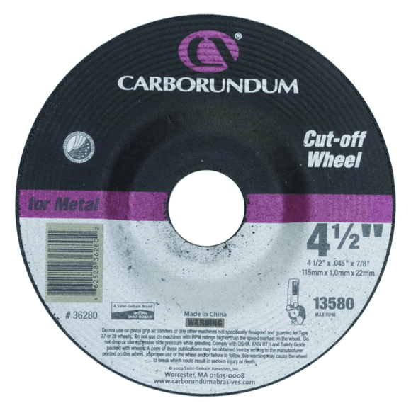 Carborundum MG4661584 4-1/2X.040X7/8 A60 CARBO