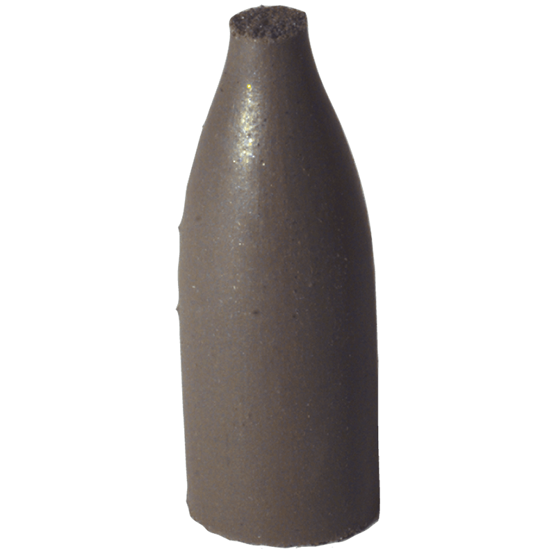 Cratex MG6411C 1" x 3/8" x 1/8" - Resin Bonded Rubber Bullet Point (Coarse Grit)