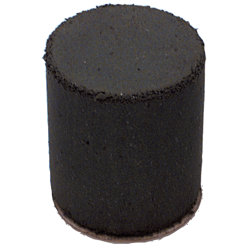 Cratex MG641350XF 1" x 7/8" x 1/4" - Cylinder Resin Bonded Rubber Cone (Extra Fine Grit)