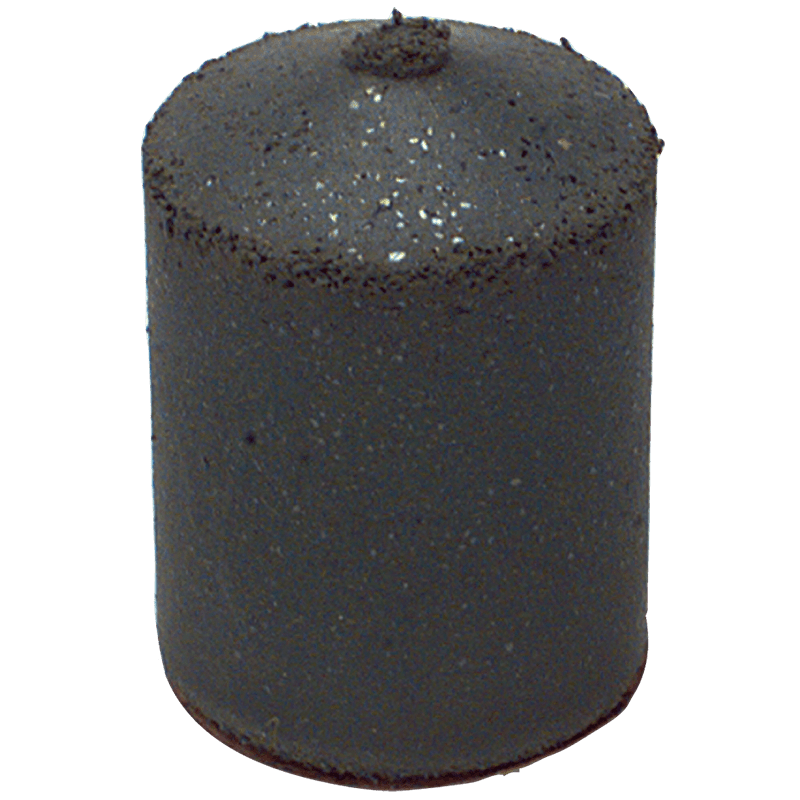 Cratex MG641357M 1 1/4" x 7/8" x 1/4" - Pointed Resin Bonded Rubber Cone (Medium Grit)