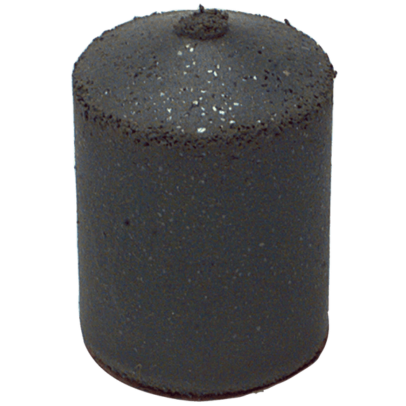 Cratex MG641357M 1 1/4" x 7/8" x 1/4" - Pointed Resin Bonded Rubber Cone (Medium Grit)