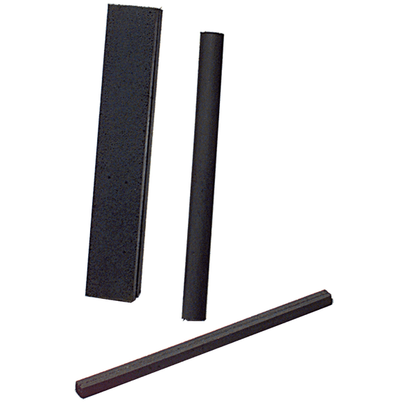Cratex MG646404XF 6" x 1/2" x 1/2" - Square - Resin Bonded Rubber Block & Stick (Extra Fine Grit)