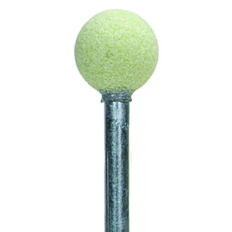 Norton Abrasives MH67B122P49050 3/8" x 3/8" 1/8" Spindle Quantum Mounted Point B122 80 Grit Ceramic Alumina