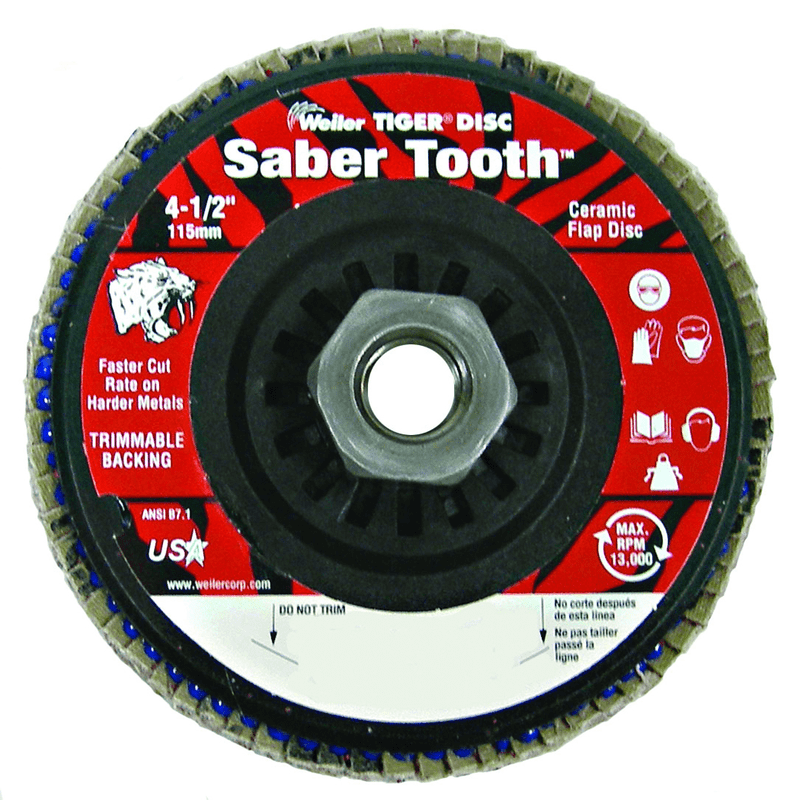 Weiler MK5150123 WEILER 4-1/2" SABER TOOTH CEAMIC