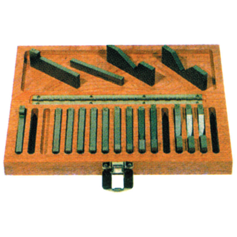 Brown & Sharpe MV4526693 Model 599–921–17–17 Pieces–1/4° to 45° Angle - Angle Block Set