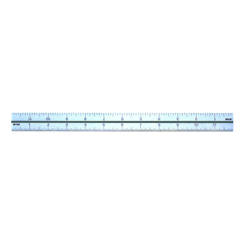 Brown & Sharpe MV4545399 Combination Square Blade - Model 599–9400–1221–1–300 mm - E/M Graduation - Chrome