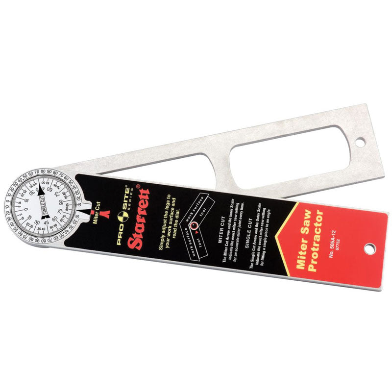 Starrett MV7067752 505A–12 PROSITE PROTRACTOR