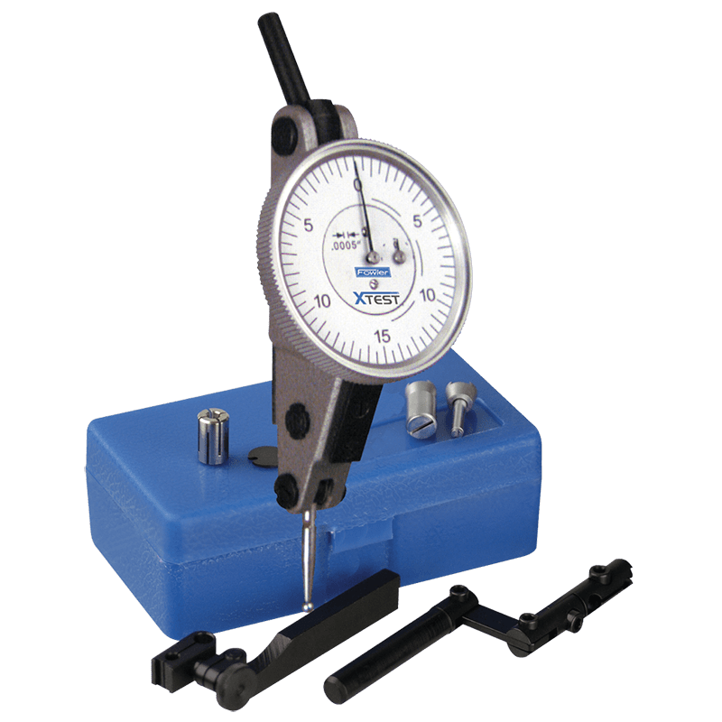 Fowler NA5552562120 Dial Test Indicator w/Accessoriest - Set Contains: 1" x .001" Graduation