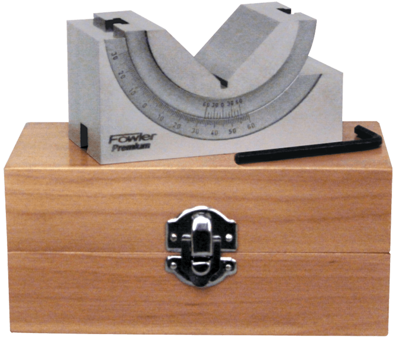 Fowler NA5552585090 Adjustable V-Block - Model 52–585–090–1 3/4" x 2" x 3 3/4"