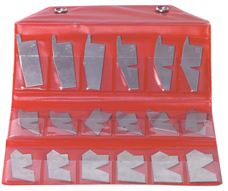 Procheck NB67L300AG Model L300AG-5°-90°-18 Pieces - Angle Gage