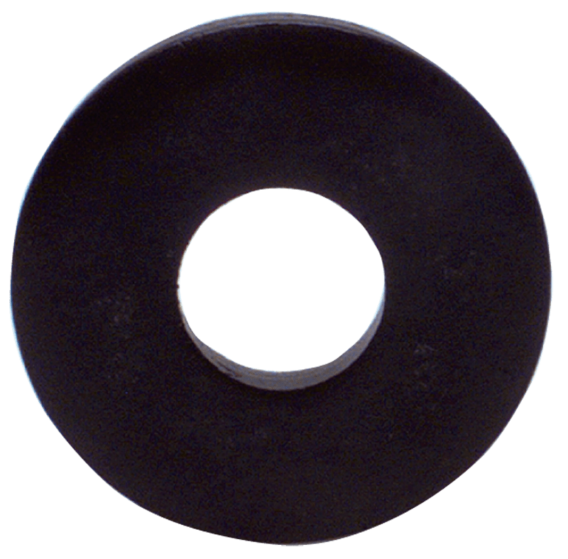 Quality Import NB80Z9085 #4 Bolt Size - Black Oxide Cold Rolled Steel - Flat Washer