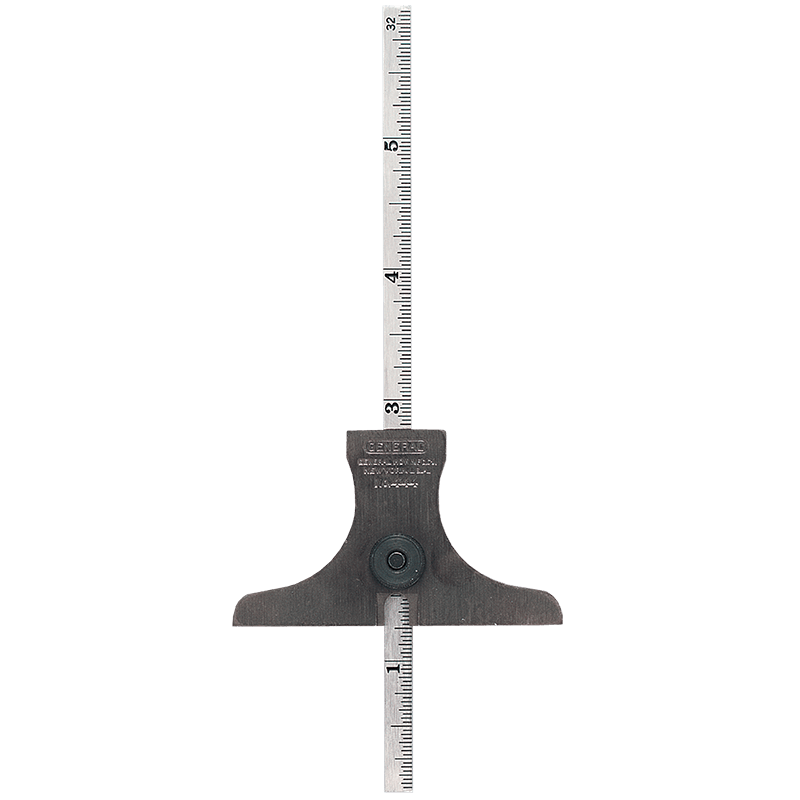 General NE50444 444 6" Depth & Angle Gage-32nd's and 64th's Graduation