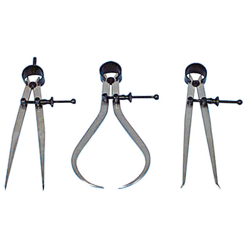 Procheck NE60TMS001 Kit Contains: 6" Divider, 6" Inside Caliper, 6" Outside Caliper, 6" E/M Pocket Rule, 5" Vernier Caliper-5 Piece Technical Measuring Set