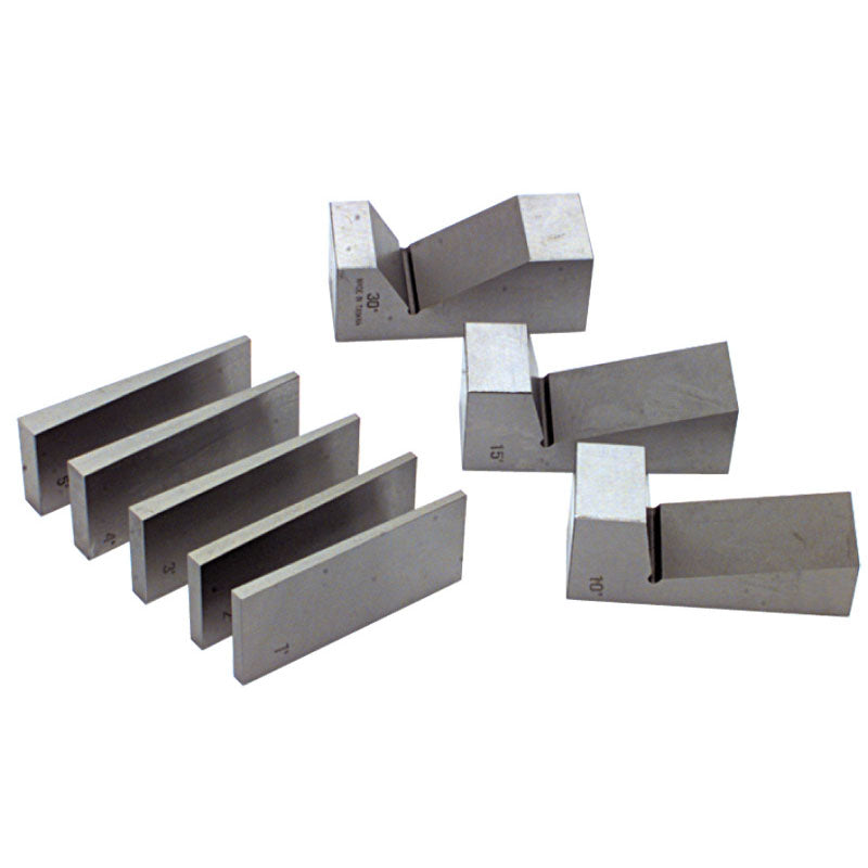 Procheck NG52UAB8 Model UAB8-8 Pieces-1° to 30° , V: 10° to 30° Angle - Angle & V-Block Set