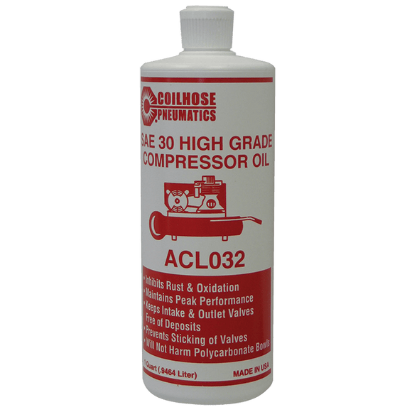 Coilhose Pneumatics NV50ACL032 Model ACL032-P12-1 Quart - Air Compressor Oil