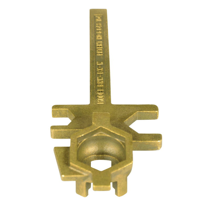 Vestil RV54BNWBXW DRUM BUNG NUT WRNCH STRAIGHT BRONZE