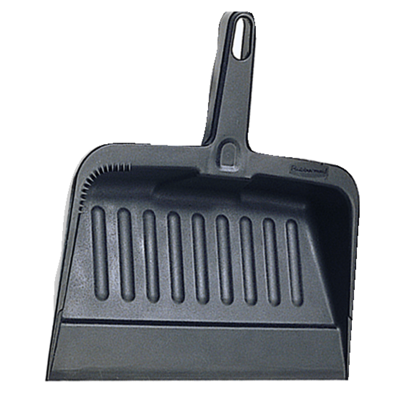 Rubbermaid RZ552005 Heavy-Duty Dust Pan - Plastic construction. 8 1/4" W x 12 1/4" L x 2 5/8" D