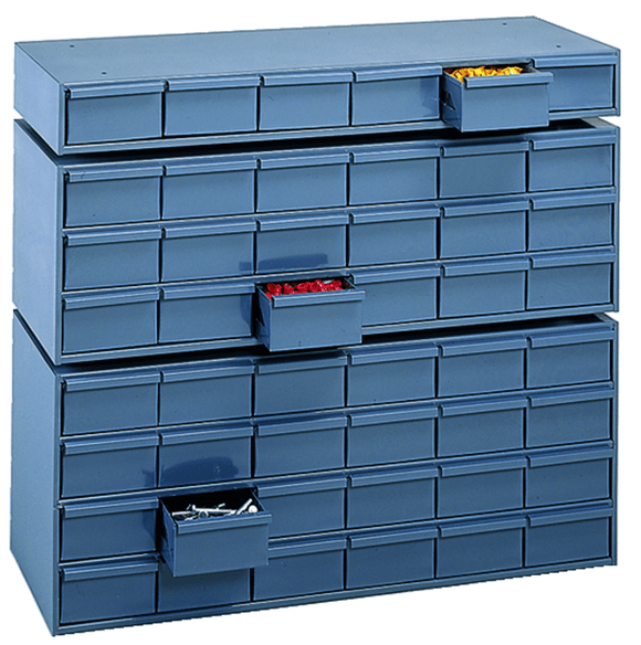 Durham SB556D 4" x 11 5/8" x 33 3/4" (6 Compartments) - Steel Modular Parts Cabinet