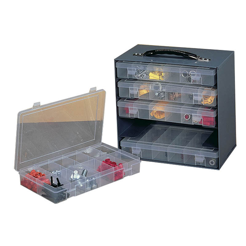 Durham SB55SP12C 12 COMPARTMENT BOX CLEAR