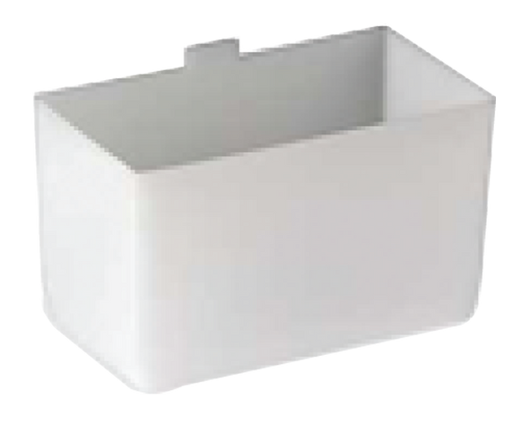 Akro-Mils SD5030101 3 1/2" x 2" x 3" - White Shelf Cup Bin