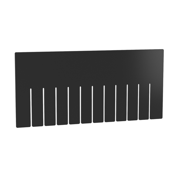 Akro-Mils SD5041228 6-Pack - Black - Short Bin Dividers for use with Akro-Grid Container 33-228