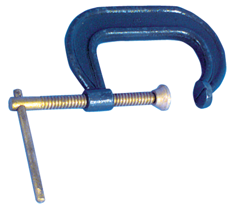Quality Import SE60408 Forged Deep Throat C-Clamp - 4-3/8" Throat Depth, 8" Maximum Opening
