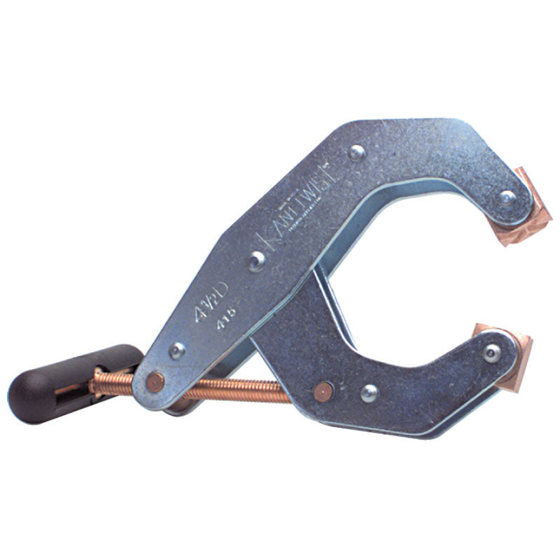 Kant-Twist SE64401G T-Handle Clamp With Cushion Handles - 3/8" Throat Depth, 1" Max. Opening