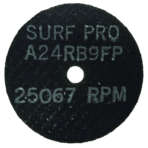 Surf-Pro SP010201252136A 2" x 1/8" x 1/4" -Aluminum Oxide 36 Grit Type 1 LT Grind & Cut-Off Wheel