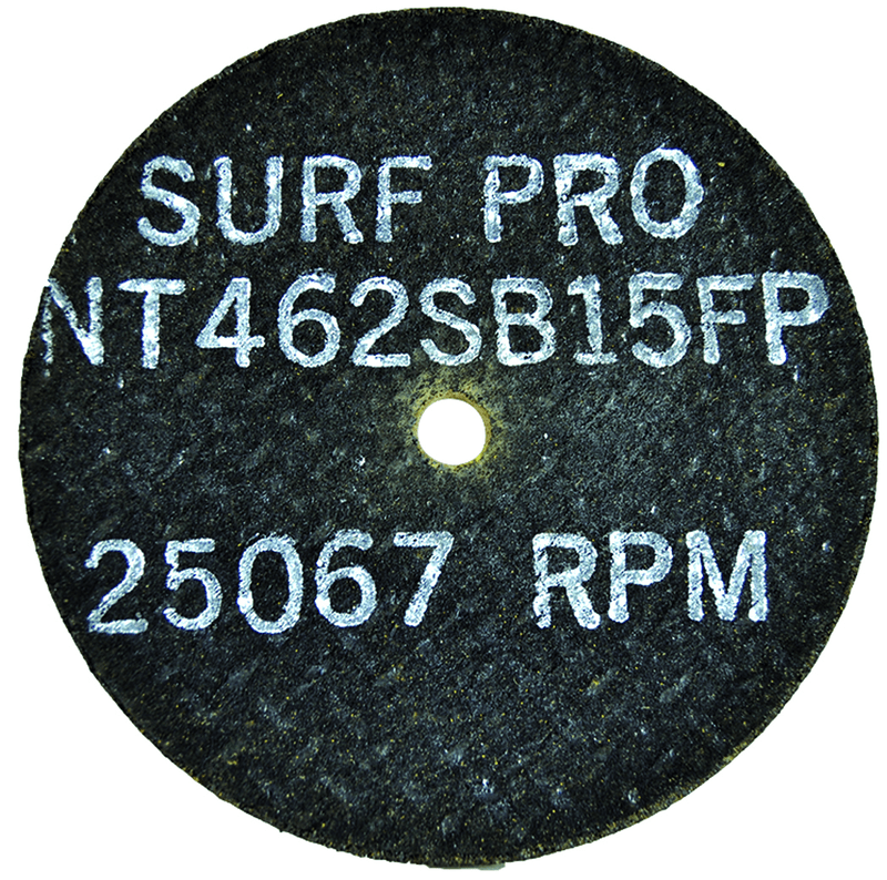 Surf-Pro SP010301252146Z 3" x 1/8" x 1/4" -Zirconia 46 Grit Type1 LT Grind & Cut-Off Wheel