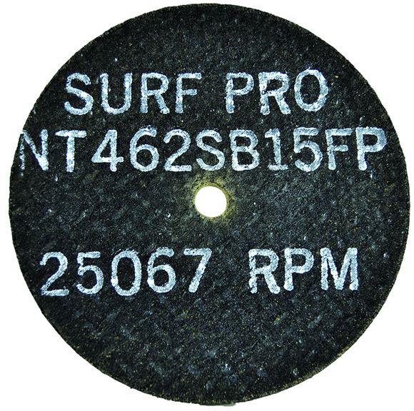 Surf-Pro SP010301252146Z 3" x 1/8" x 1/4" -Zirconia 46 Grit Type1 LT Grind & Cut-Off Wheel