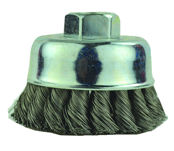 Surf-Pro SP25CB2345114CK 2 3/4" x 5/8"-11-0.014" Wire - Cup Brush