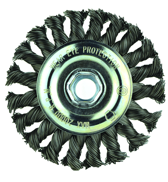 Surf-Pro SP25RK402051CST 4"X5/8-11 RADIAL BRUSH .020 WIRE