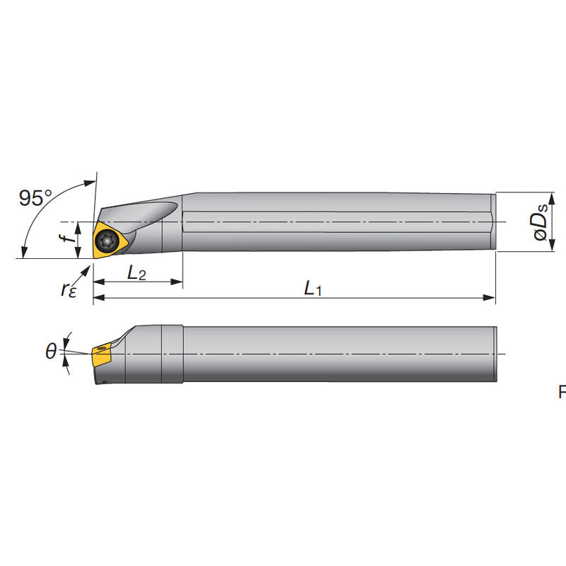 Tungaloy TG206990701 A12-SWLXR2-D16