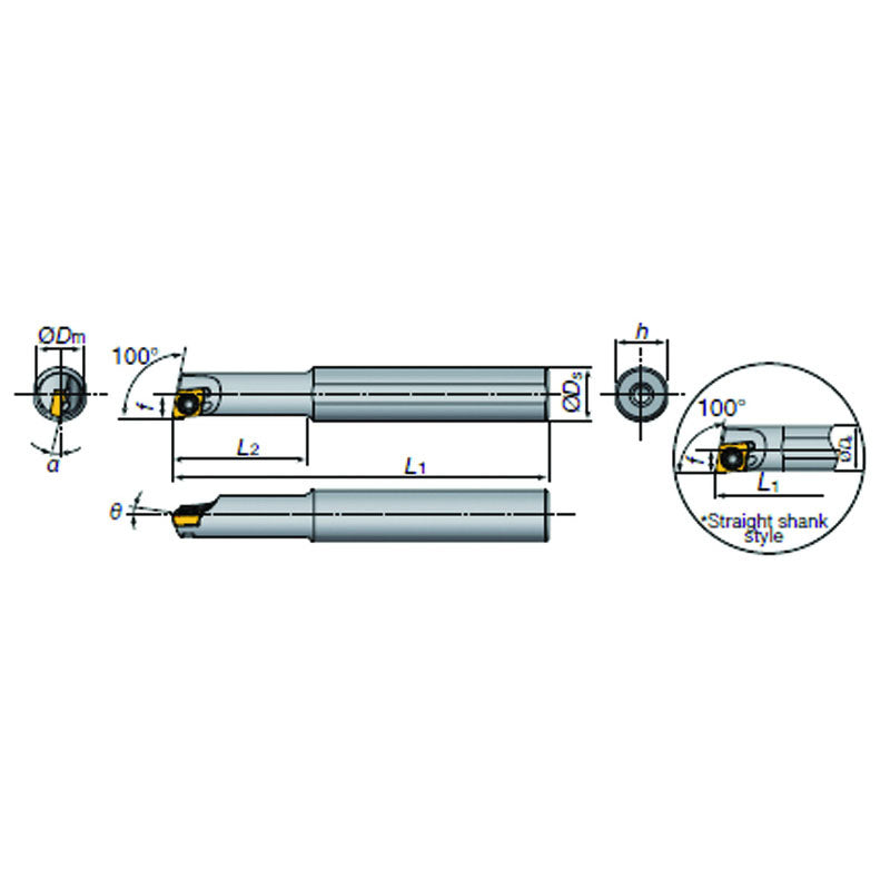 Tungaloy TG206990707 E10-SWLXR2-D14