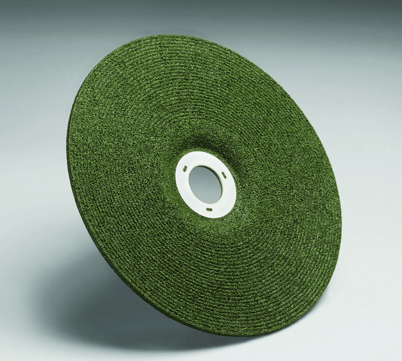 3M TM0192319 3M Green Corps Cutting/Grinding Wheel T27 7" x 1/8" x 5/8-11 Internal 36 Grit