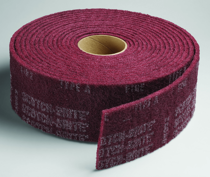 3M TM2200274 Scotch-Brite Clean and Finish Roll CF-RL A/O Medium 6" x 30 ft