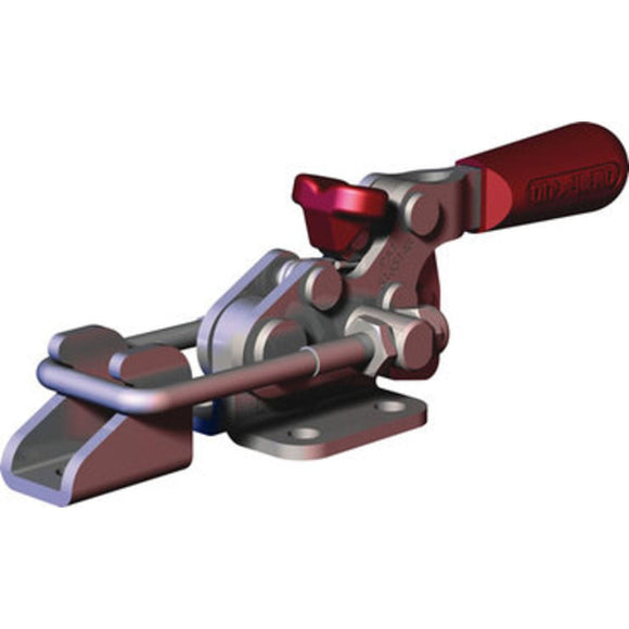 Image of DESTACO 323-RSS, a stainless steel clamp with Toggle Lock Plus, designed for robust pull action fastening in high-demand environments.