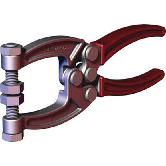Image of DESTACO 441-2 squeeze-action clamp engineered for rapid and secure fastening in high-demand industrial applications.
