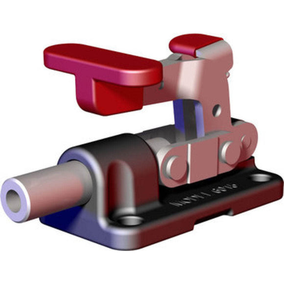 Image of DESTACO 6015-R engineered as a straight line action clamp with a release lever for efficient industrial fastening.