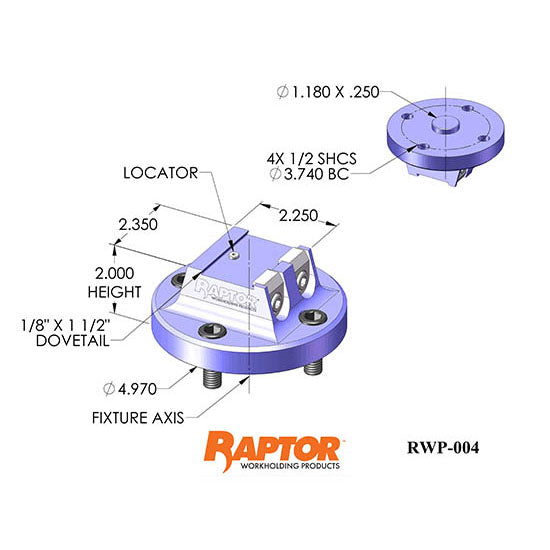 Raptor RWP-004 Aluminum 1.5