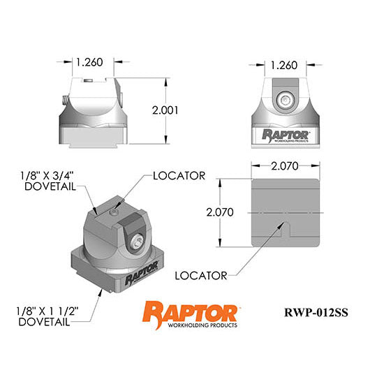Raptor RWP-012SS Stainless Steel 0.75
