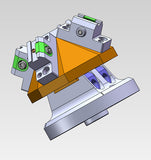 Raptor RWP-019-4X45T 45 degree tombstone 4 RWP-019SS Dovetail Fixtures with 1.5" Dovetail Base