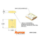 Raptor RWP-214SS Stainless Steel 1.5" Adapter for RWP-019SS