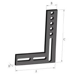Flat Right Angle - 175mm