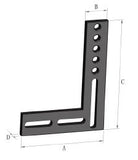 Flat Right Angle - 500mm